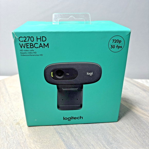 Logitech Other - Logitech C270 Web Camera (960-000694) NIB Damaged Box